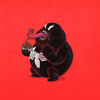 Illustration for article titled Morbidly obese versions of iconic pop culture characters by Alex Solis